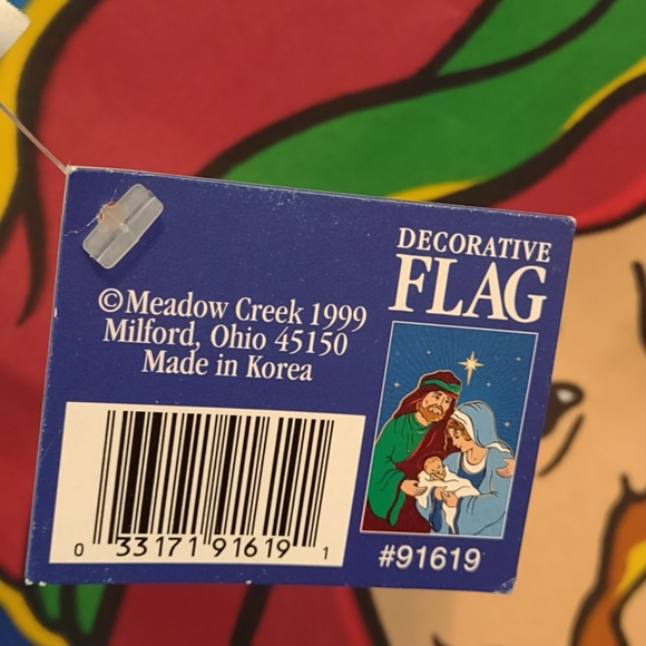 Nativity Birth Of Jesus Garden House Flag 29" X 40" Yard Banner by Meadow Creek - Picture 4 of 5